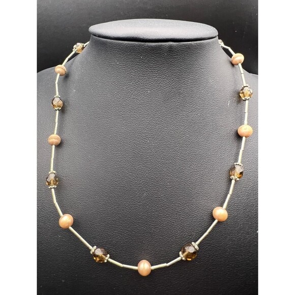 Lia Sophia Neutral Orbit Necklace - Picture 3 of 4